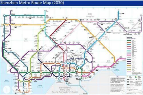 深圳地鐵線路圖全新概覽